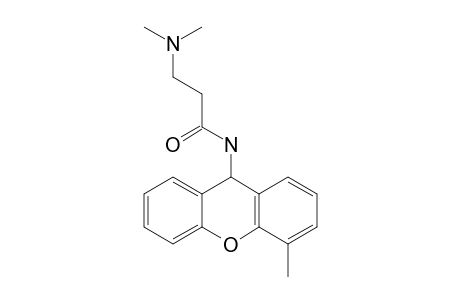 3-dimethylamino-N-(4-methyl-9H-xanthen-9-yl)propionamide