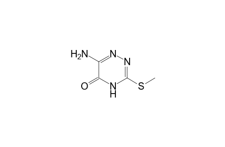 6-Amino-3-(methylthio)-2H-1,2,4-triazin-5-one