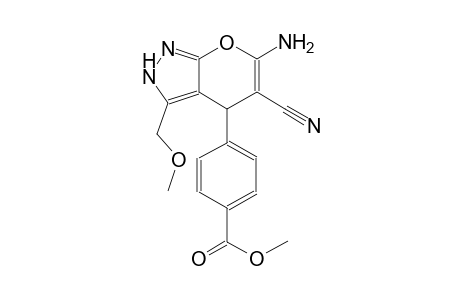 methyl 4-[6-amino-5-cyano-3-(methoxymethyl)-2,4-dihydropyrano[2,3-c]pyrazol-4-yl]benzoate