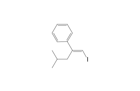 (E)-(1-Iodo-4-methyl-1-penten-2-yl)benzene