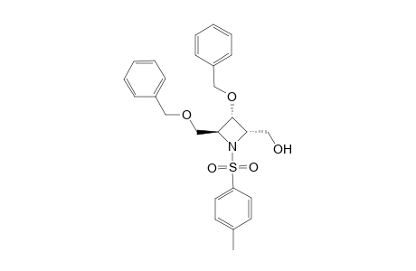 3-Benzyloxy-2-benzyloxymethyl-4-hydroxymethyl-N-tosylazetidine