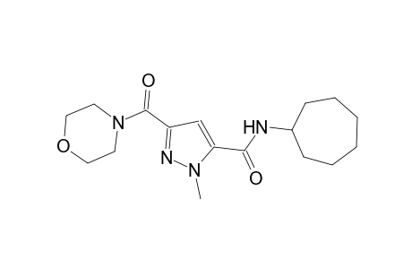 N-cycloheptyl-1-methyl-3-(4-morpholinylcarbonyl)-1H-pyrazole-5-carboxamide