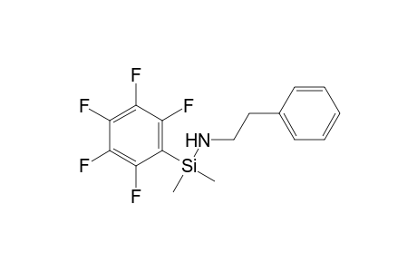 N-[dimethyl-(2,3,4,5,6-pentafluorophenyl)silyl]-2-phenyl-ethanamine