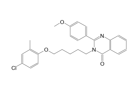 3-[5-(4-chloro-2-methylphenoxy)pentyl]-2-(4-methoxyphenyl)-4(3H)-quinazolinone