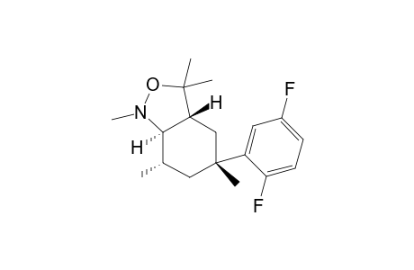 rac-(3aR,5R,7S,7aR)-5-(2,5-difluorophenyl)-1,3,3,5,7-pentamethyloctahydrobenzo[c]isooxazole