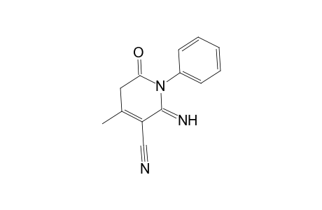 1-Phenyl-4-methyl-5-cyano-6-amino-2-pyridone