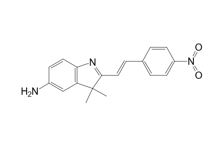 5-Amino-3,3-dimethyl-2-p-nitrostyryl-3H-indole