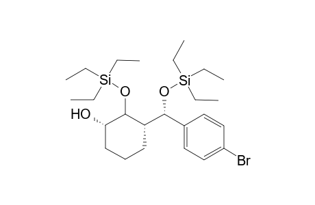 3-((4-Bromophenyl)(triethylsilyloxy)methyl)-2-(triethylsilyloxy)cyclohexanol