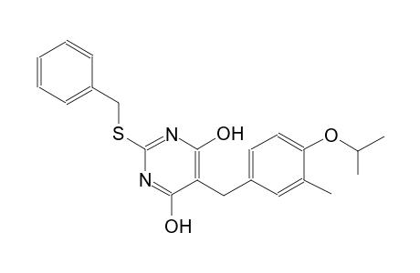 2-(benzylsulfanyl)-5-(4-isopropoxy-3-methylbenzyl)-4,6-pyrimidinediol
