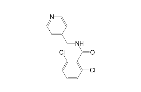 2,6-bis(chloranyl)-N-(pyridin-4-ylmethyl)benzamide