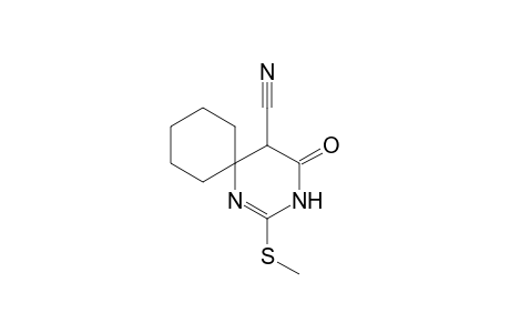 2-(Methylthio)-4-oxo-1,3-diazaspiro[5.5]undec-1-ene-5-carbonitrile