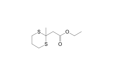 2-methyl-m-dithiane-2-acetic acid, ethyl ester
