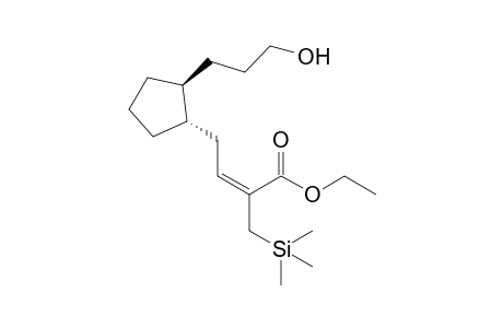 (E)-4-[(1S,2S)-2-(3-hydroxypropyl)cyclopentyl]-2-(trimethylsilylmethyl)-2-butenoic acid ethyl ester