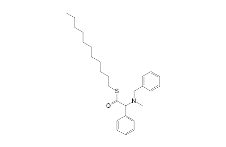 2-(benzyl-methyl-amino)-2-phenyl-ethanethioic acid S-undecyl ester