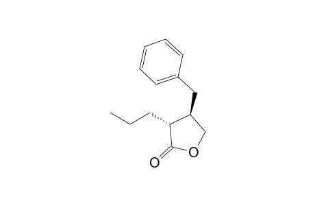 (2R,3R)-3-Benzyl-2-propyl-.gamma.-butyrolactone