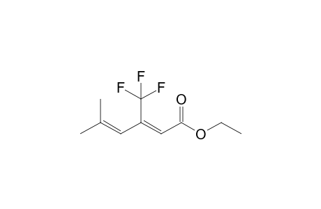 Ethyl 3-(trifluoromethyl)-5-methylhexa-2,4-dienoate