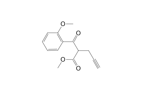 Methyl 2-(2-methoxybenzoyl)pent-4-ynoate