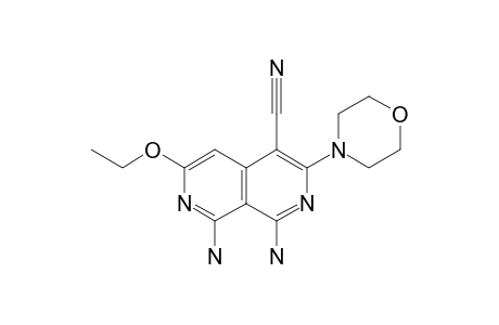 1,8-DIAMINO-6-ETHOXY-3-(4-MORPHOLINYL)-2,7-NAPHTHYRIDINE-4-CARBONITRILE