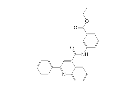 ethyl 3-{[(2-phenyl-4-quinolinyl)carbonyl]amino}benzoate