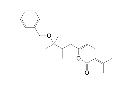 2,3-Dimethyl-2-(phenylmethoxy)-5-heptene-4-ol Dimethylacryloxyl ester
