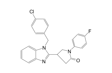 2-pyrrolidinone, 4-[1-[(4-chlorophenyl)methyl]-1H-benzimidazol-2-yl]-1-(4-fluorophenyl)-