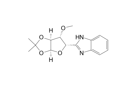 1H-Benzimidazole, 2-(tetrahydro-6-methoxy-2,2-dimethylfuro[2,3-d]-1,3-dioxol-5-yl)-, [3aR-(3a.alpha.,5.alpha.,6.alpha.,6a.alpha.)]-