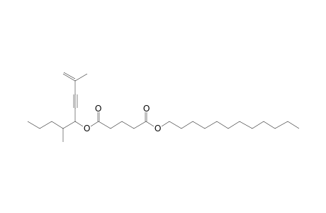 Glutaric acid, 2,6-dimethylnon-1-en-3-yn-5-yl dodecyl ester