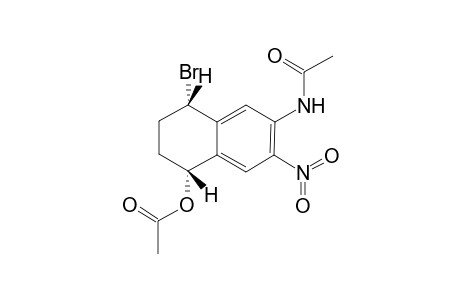 2-Acetamido-5-acetoxy-8-bromo-3-nitro-5,6,7,8-tetrahydronaphthalene