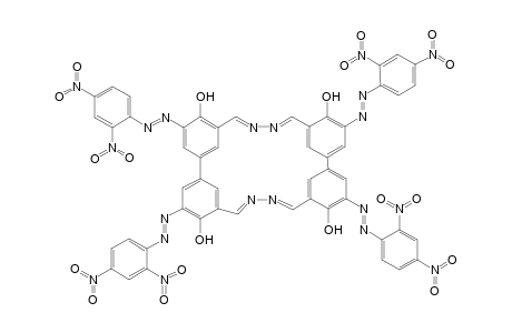 [(2',4'-Dinitrophenyl)diazo]-tetrasubstituted Macocycloc Tetraazomethyne Dyestuff