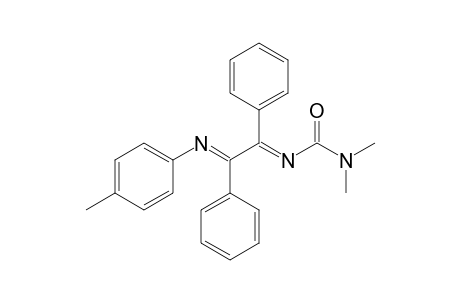 1-(Dimethylcarbamoyl)-2,3-diphenyl-4-(4'-methylphenyl)-1,4-diaza-1,3-butadiene