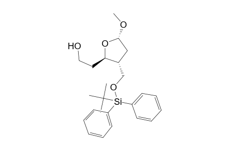 2-[(2R,3R,5S)-3-[[tert-butyl(diphenyl)silyl]oxymethyl]-5-methoxy-2-oxolanyl]ethanol