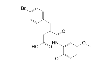 3-(4-bromobenzyl)-4-(2,5-dimethoxyanilino)-4-keto-butyric acid