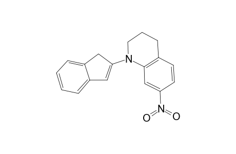 2-[8'-(1",2',3",4"-Tetrahydro-7"-nitroquinolyl)]indene