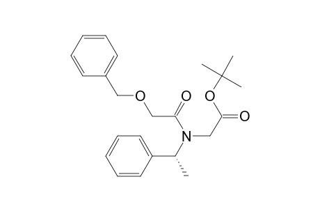 N-[(tert-Butoxycarbonyl)methyl]-N-[(R)-1-phenylethyl]-2-(benzyloxy)acetamide