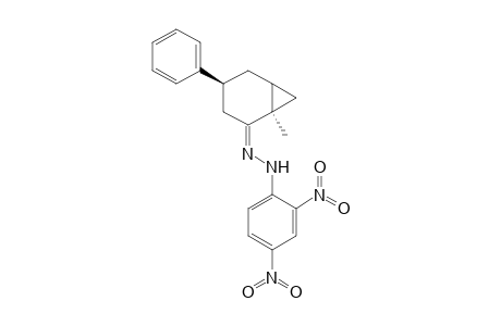(1R*,4S*)-1-Methyl-4-phenylbicyclo[4.1.0]heptan-2-one 2,4-Dinitrophenylhydrazone dev.