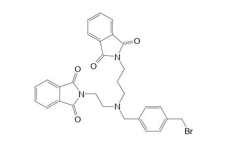 (2-PHTHALIMIDOETHYL)-(3-PHTHALIMIDOPROP-1-YL)-(4-BROMOMETHYLBENZYL)-AMINE