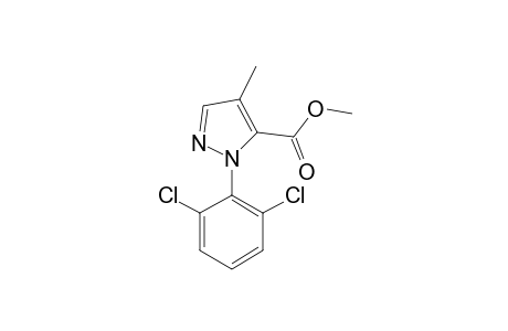 2-(2,6-dichlorophenyl)-4-methyl-pyrazole-3-carboxylic acid methyl ester