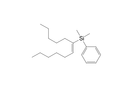 Silane, dimethyl(1-pentyl-1-heptenyl)phenyl-, (E)-