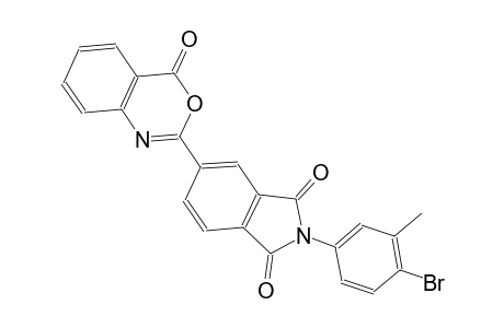 2-(4-bromo-3-methylphenyl)-5-(4-oxo-4H-3,1-benzoxazin-2-yl)-1H-isoindole-1,3(2H)-dione