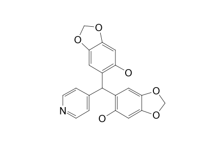 2,2'-DIHYDROXY-4,5:4',5'-DIMETHYLENEDIOXY-(4-PYRIDYL)-DIPHENYLMETHANE