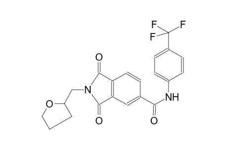 1,3-Dioxo-2-(tetrahydro-2-furanylmethyl)-N-[4-(trifluoromethyl)phenyl]-5-isoindolinecarboxamide