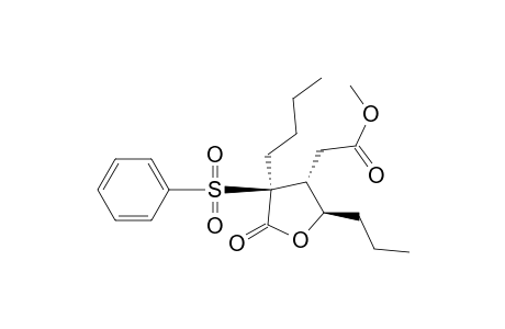 Methyl (2R,3R,4S)-[4-(Benzenesulfonyl)-4-butyl-5-oxo-2-propyltetrahydrofuran-3-yl]acetate