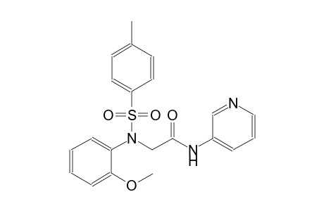 2-{2-methoxy[(4-methylphenyl)sulfonyl]anilino}-N-(3-pyridinyl)acetamide
