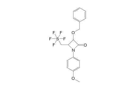 (3SR,4RS)-3-(BENZYLOXY)-4-(PENTAFLUOROSULFANYL-METHYL)-1-(4-METHOXYPHENYL)-AZETIDIN-2-ONE