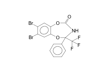 2-PHENYL-2-TRIFLUOROMETHYL-7,8-DIBROMO-2H,3H,4H-1,5,3-BENZODIOXAZEPIN-4-ONE