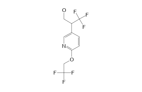 2-(2,2,2-TRIFLUOROETHOXY)-5-(1-TRIFLUOROMETHYL-2-HYDROXYETHYL)-PYRIDINE