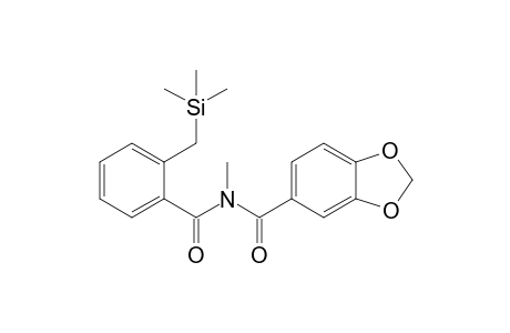 N-Methyl-N-(3,4-dimethylenedioxybenzoyl)-2-[(trimethylsilyl)methyl]benzamide