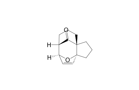 (+-)-(3a.alpha.,6.alpha.,7.alpha.,10a.alpha.)-2,3,6,7,8,9-Hexahydro-3a,6-epoxy-7,10a-methano-1H,10H-cyclopentacyclononen-11-one