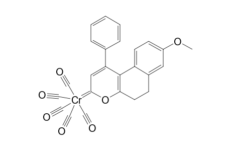 PENTACARBONYL-(7-METHOXY-4-PHENYL-9,10-DIHYDRO-2H-BENZO-[D]-CHROMEN-2-YLIDENE)-CHROMIUM