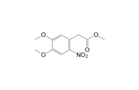 (4,5-dimethoxy-2-nitrophenyl)acetic acid, methyl ester